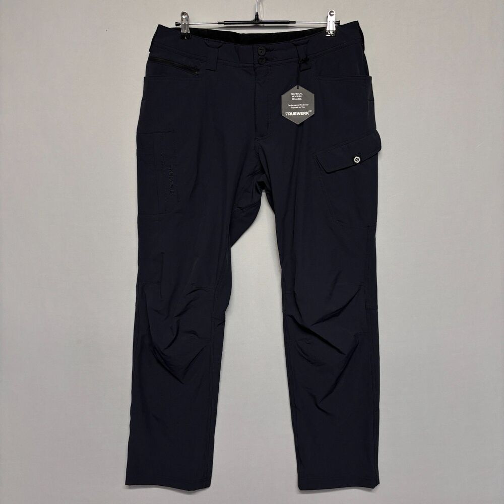 NWT Truewerk Men T1 Werkpant Work Pants Size 36x32 Dark Blue C133 -18
